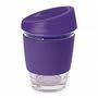 Purple Urban Glass Coffee Cup