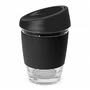 Black Urban Glass Coffee Cup