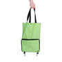 Green Collapsible Shopping Trolley Bag