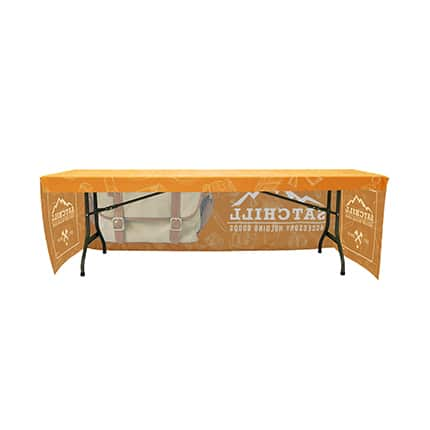 Promo 3-Side Trade Show Fitted Tablecloth - Medium 6ft