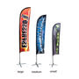 Full Colour Printed Feather Banners - Straight 