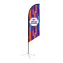 Personalised Angled Feather Banners