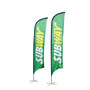 Custom Concave Advertising Feather Banners