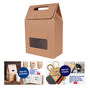 Brown Diecut Handle Paper Bag with Window