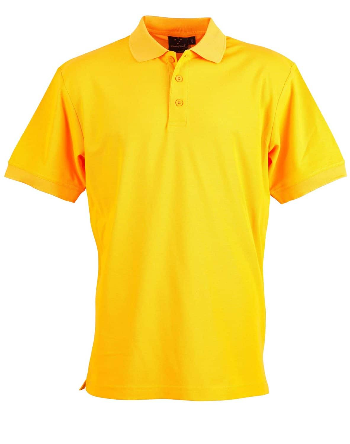 Gold The Solid Colour Casual Mens Polo