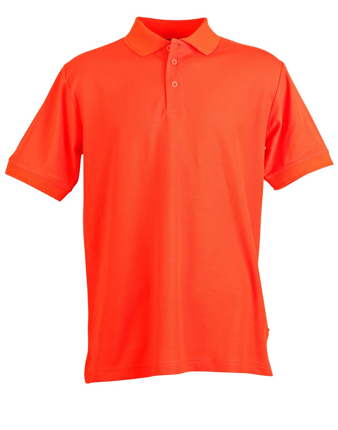 Orange The Solid Colour Casual Mens Polo