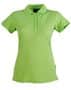 Apple Green The Solid Colour Casual Womens Polo