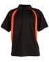 Black/Orange Olympic Polo