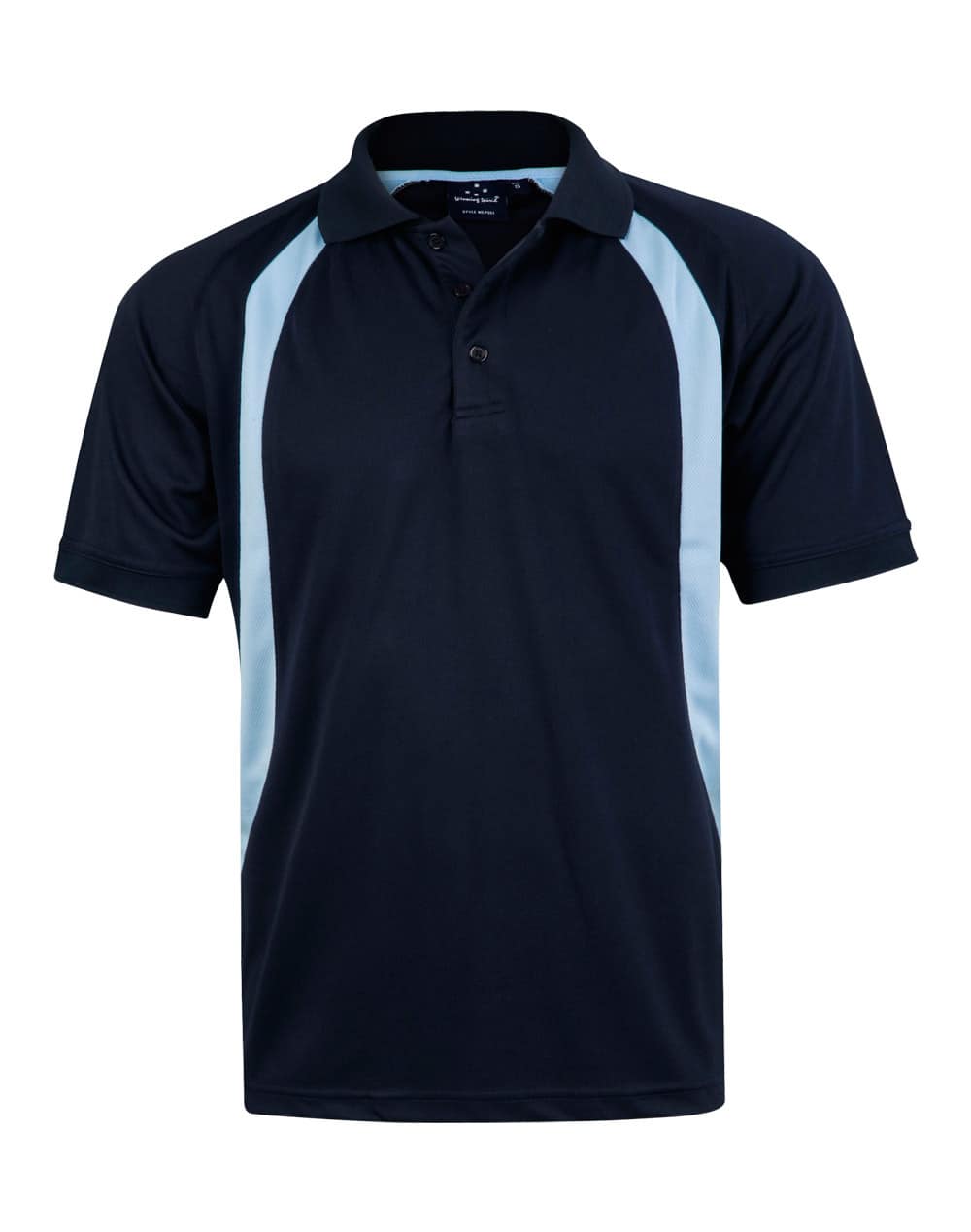 Navy/Sky Blue Olympic Polo