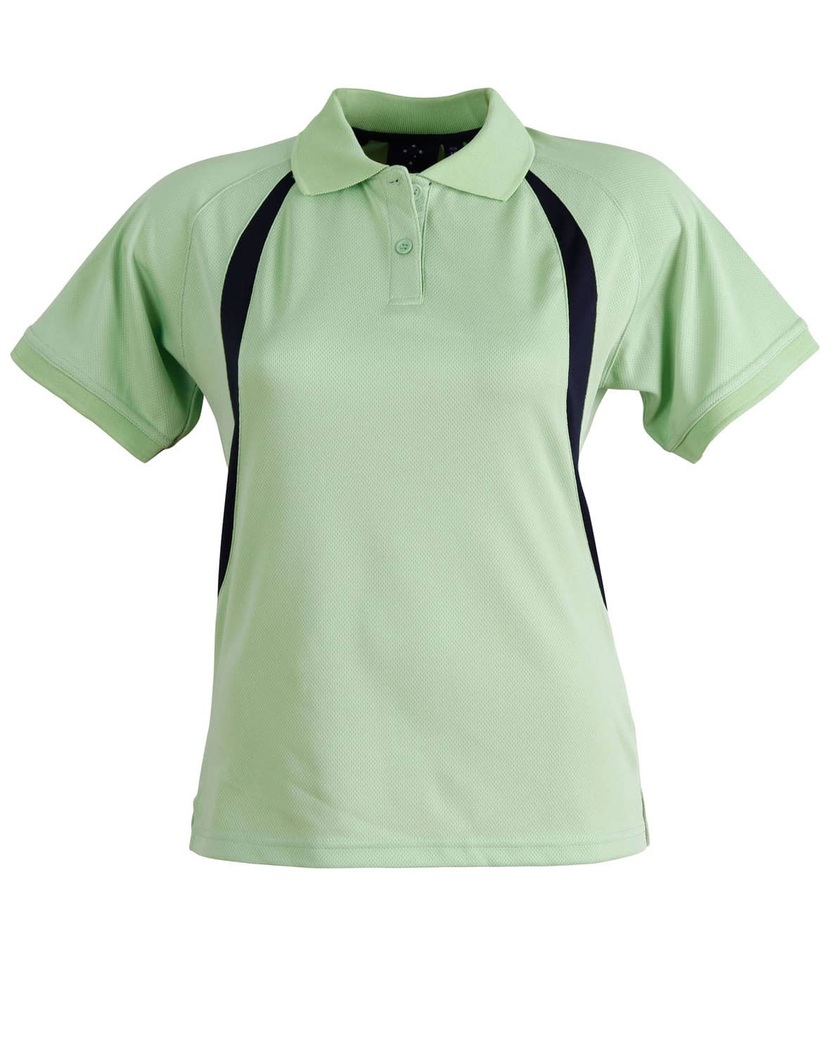 Green/Navy Ladies Olympic Polo