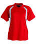 Red/Grey Ladies Olympic Polo