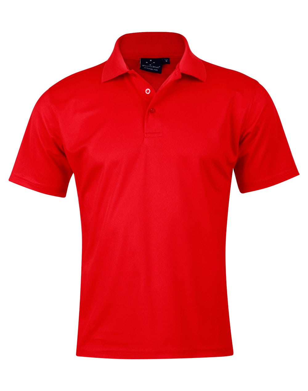 Red Mens Easy Fit Polo