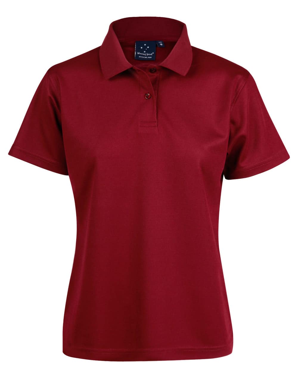 Maroon Ladies Easy Fit Polo