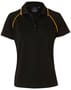 Black/Gold The Ladies Champion Polo