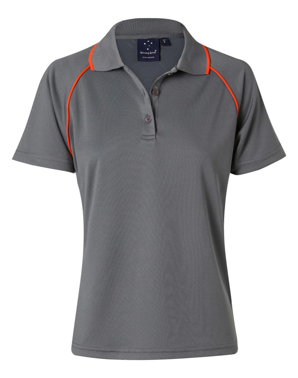 Charcoal/Orange The Ladies Champion Polo