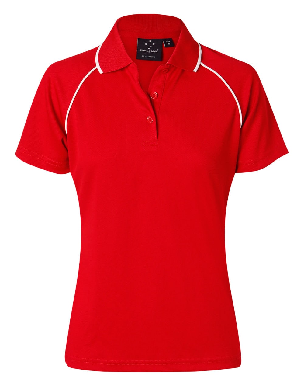 Red/White The Ladies Champion Polo