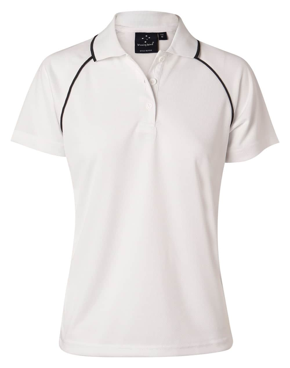 White/Navy The Ladies Champion Polo