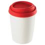 Red 250ml Ceramic Mug with Lid