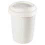 White 250ml Ceramic Mug with Lid