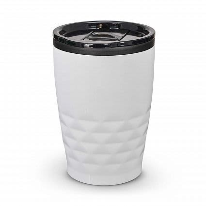 White Metropolitan  Stainless Steel Coffee Cup