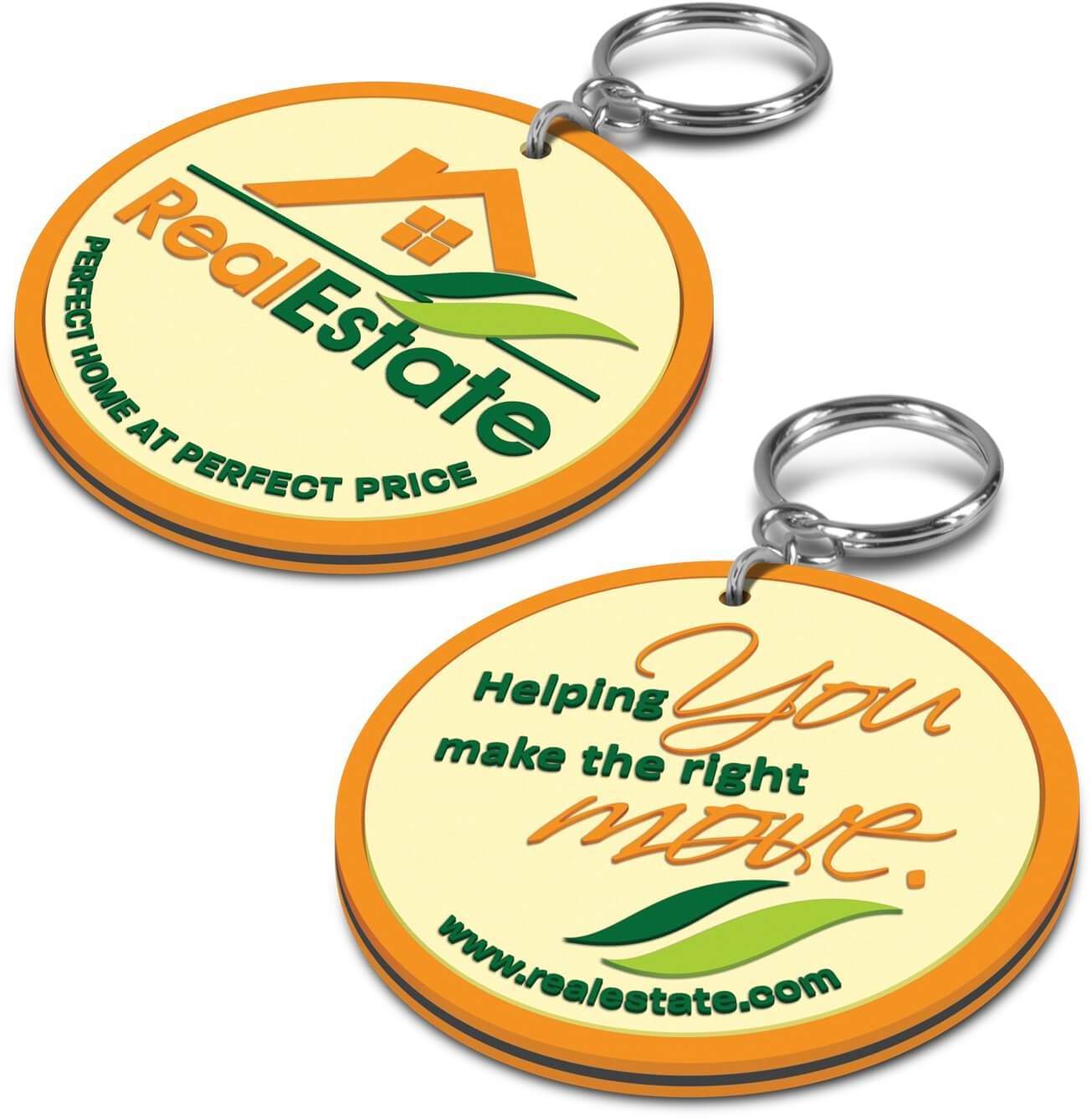 PVC Key Ring - Double Sided