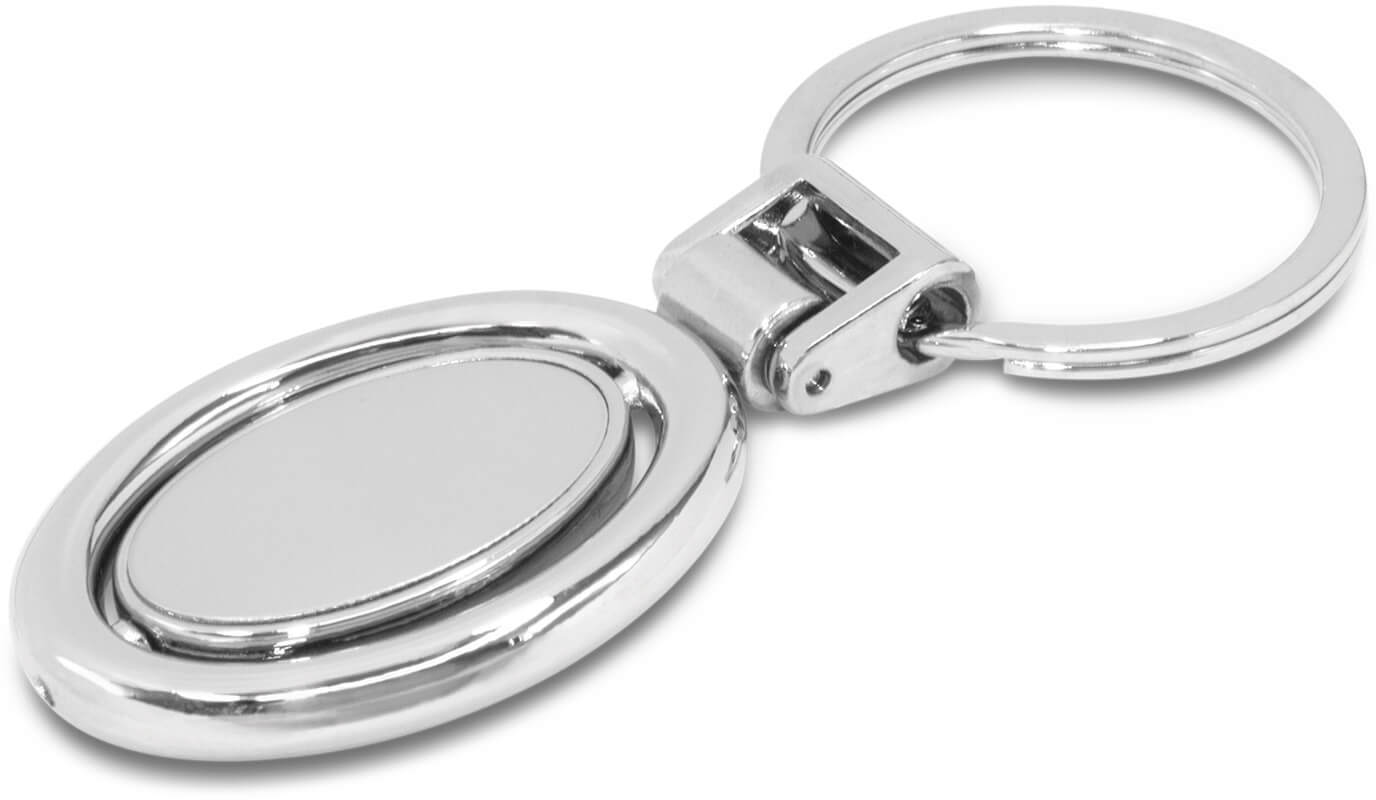 Spinning Metal Key Ring