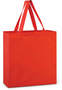 Red Cotton Shopper Bag 