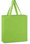 Black Lime Cotton Shopper Bag 