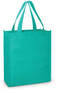 Teal Facade Tote Bag - A4 Size