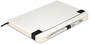 White Premier Notebook with Pen