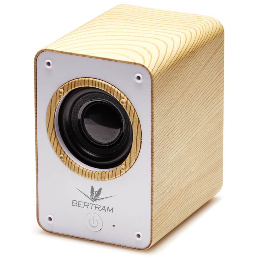Wood/White Milan Bluetooth Speaker