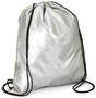 Silver Titanium Drawstring Backpack