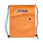 Orange Wave Strider Drawstring Bag