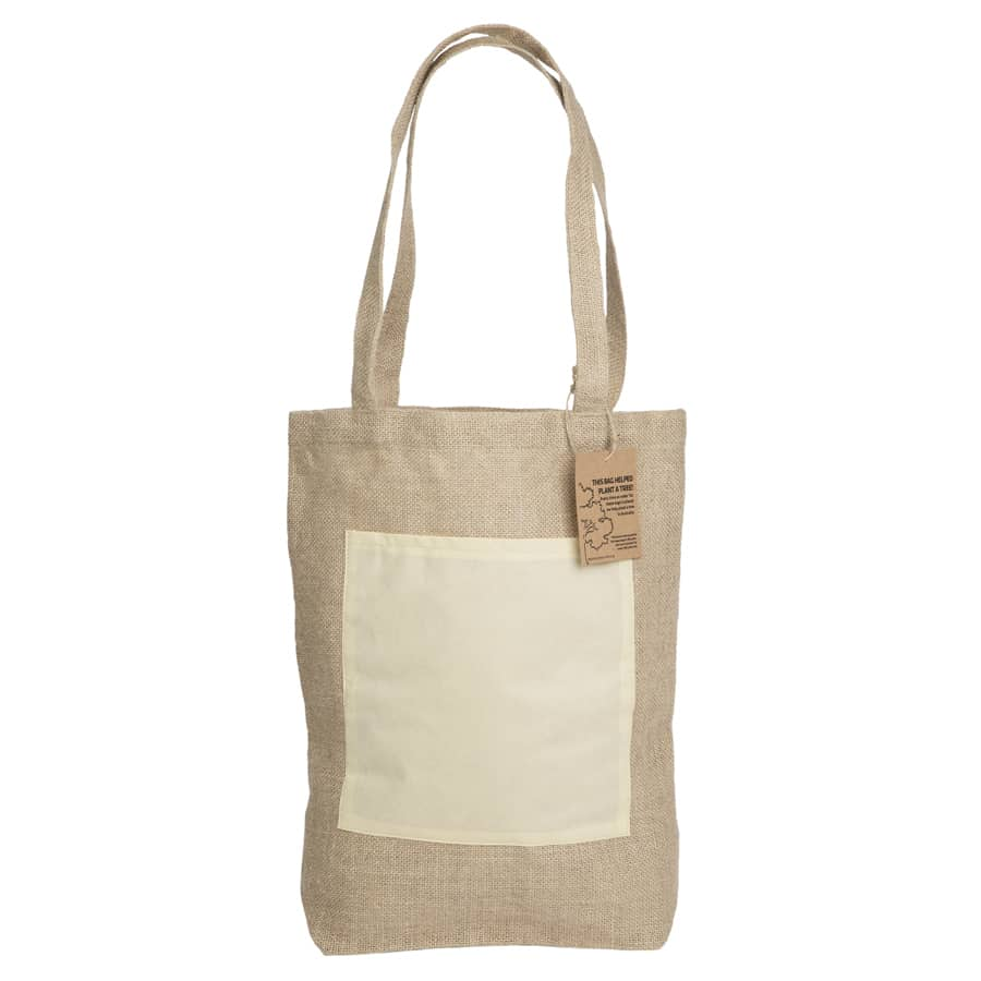 Natural Reforest Jute Shopper