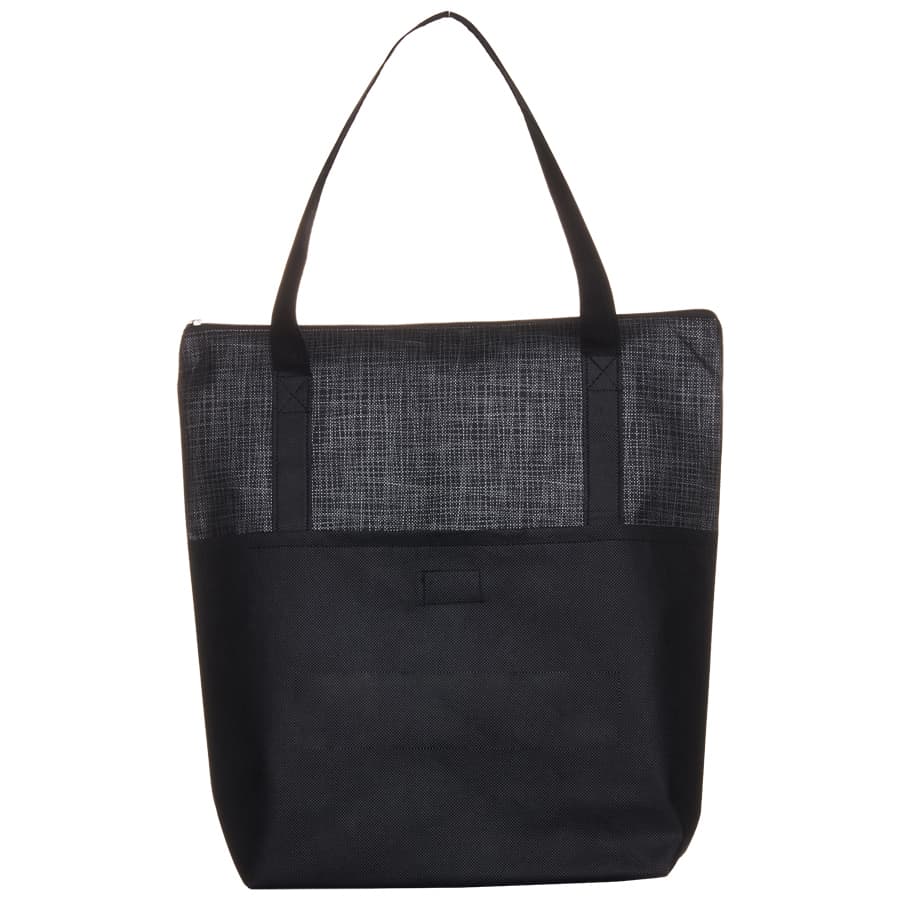 Black Tote Bag with Pocket