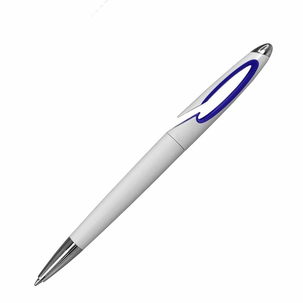 White/Dark Blue Valencia Pen