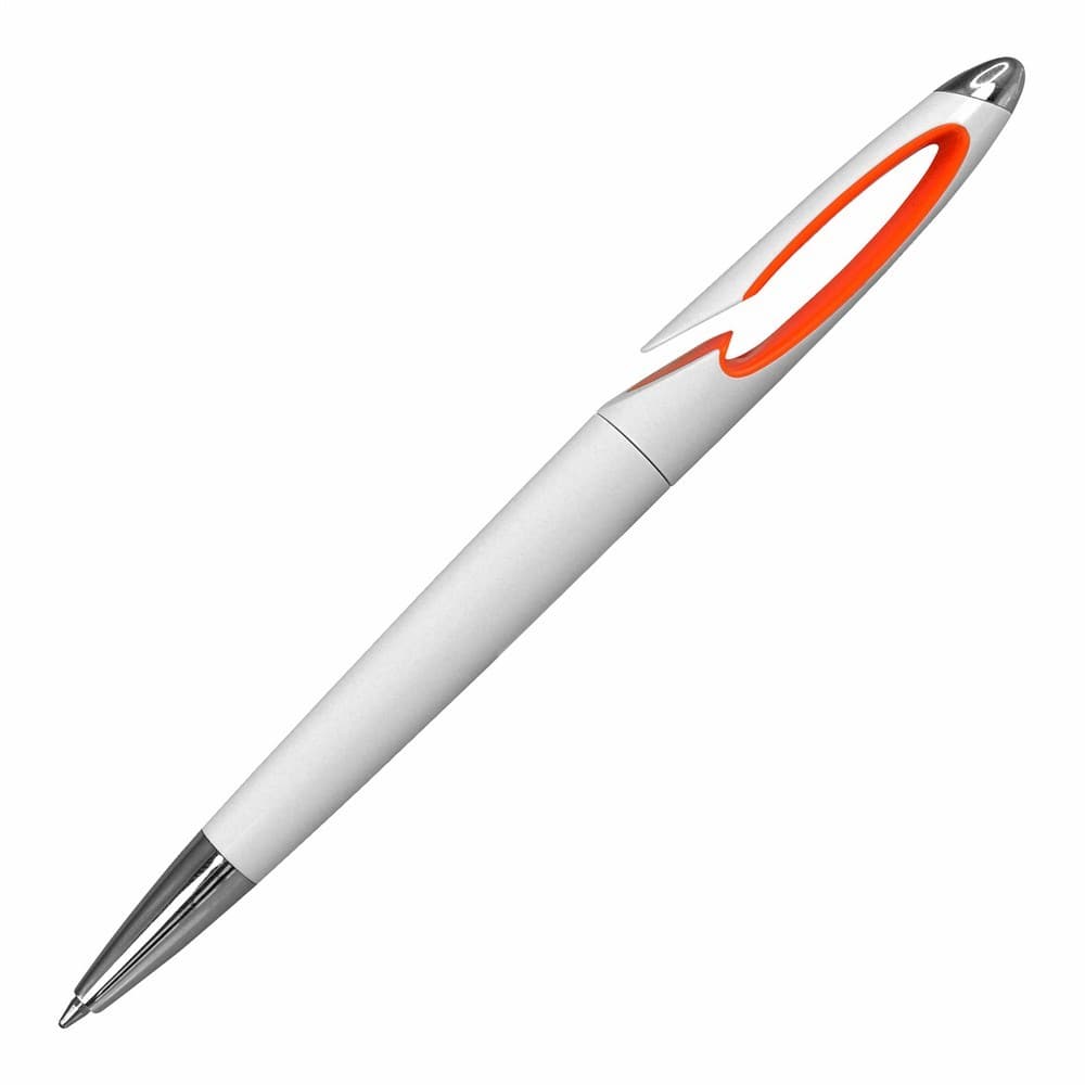 White/Orange Valencia Pen