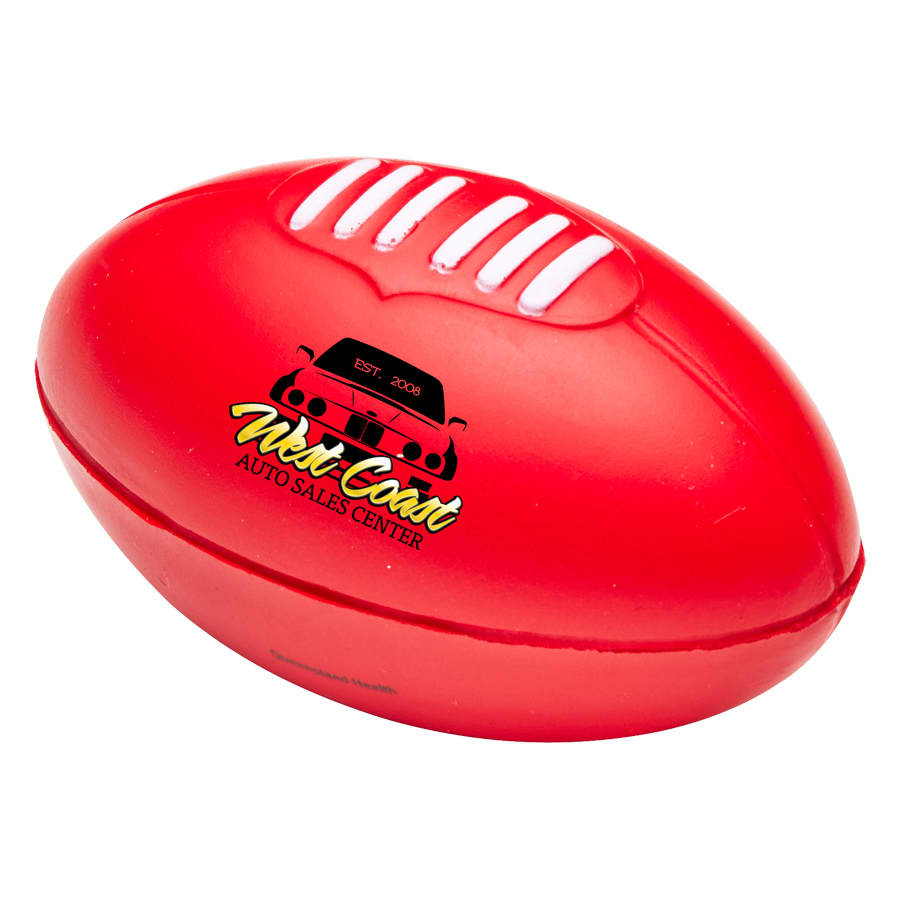 Red/White Squeeze Football