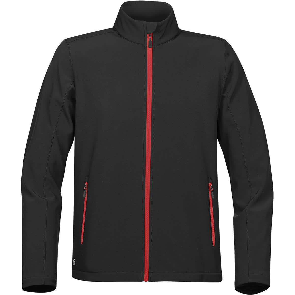 Black/Red Men's Orbiter Stormtech Softshell