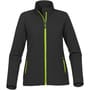 Black/Green Women's Orbiter Stormtech Softshell