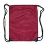 Maroon Nylon Drawstring Backsack