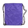 Purple Nylon Drawstring Backsack