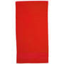 Red Super Soft Touch Towel Custom Printed