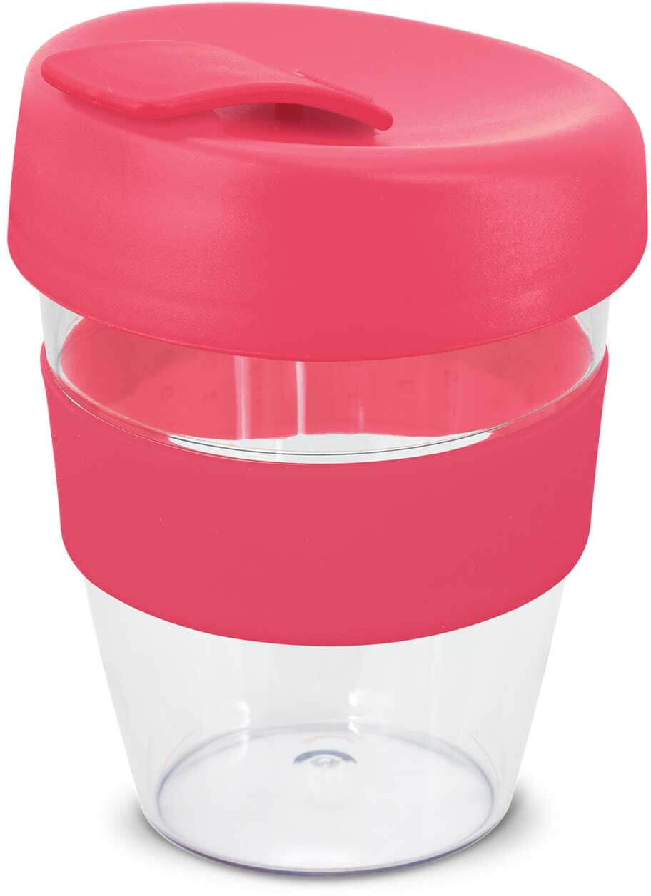 Pink Take Away Cup Claritas - 350ml