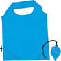 Light Blue Folding Polyester Shopping Bag