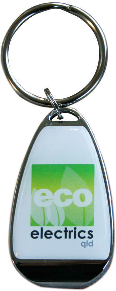 Silver Keyring with Bottle Opener 