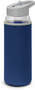 Dark Blue 700ml Ashland Glass Drink Bottle