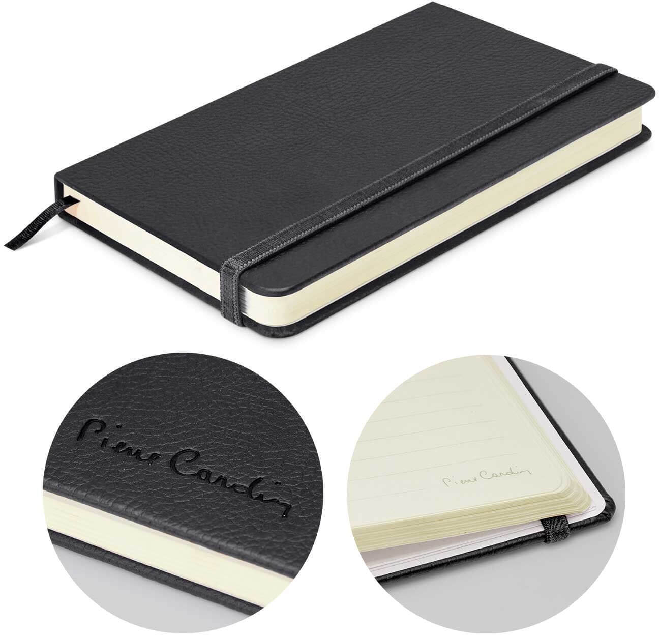 Black Pierre Cardin Small Notebook