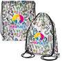 Full Colour Alphabet Drawstring Backpack