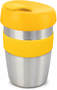 Yellow Reusable Coffee Cup  + Silicone Band